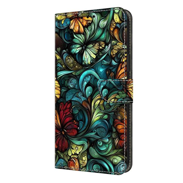 OEM - Samsung Galaxy S26 Plånboksfodral Konstläder Flip Ställ Vattenfärger