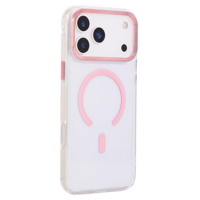 A-One Brand - iPhone 17 Pro Max Mobilskal MagSafe Texture Frame - Rosa