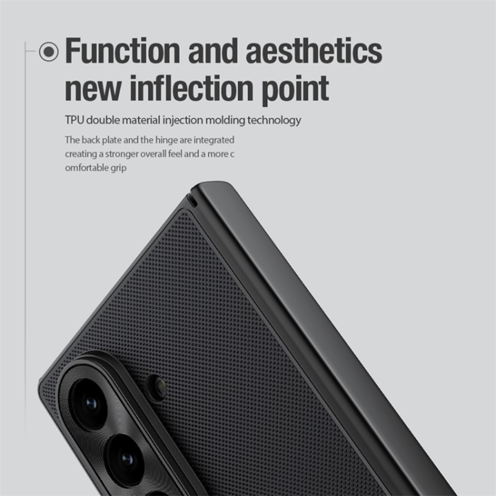 Nillkin - NILLKIN Galaxy Z Fold 7 Mobilskal PC Matte Super Frosted - Svart