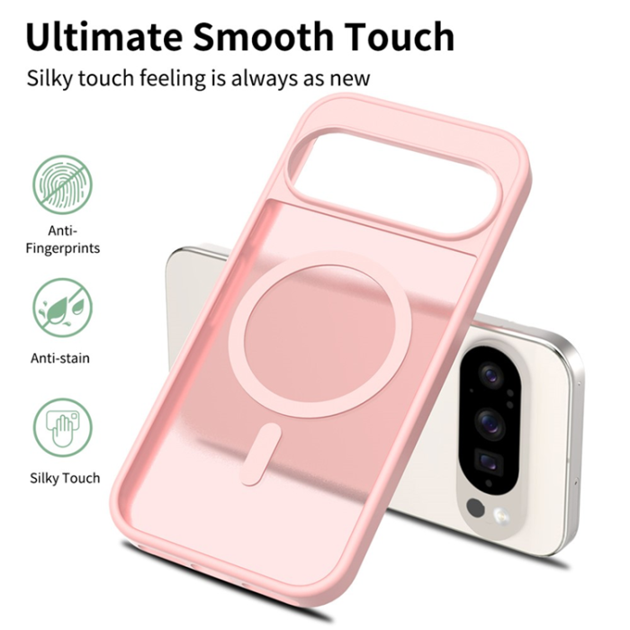 A-One Brand - Google Pixel 10/10 Pro Mobilskal MagSafe Skin Touch - Rosa