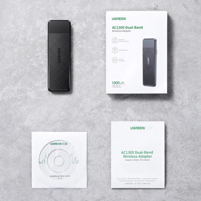 UTGATT5 - Ugreen External Trådlös USB 3.0 - Svart