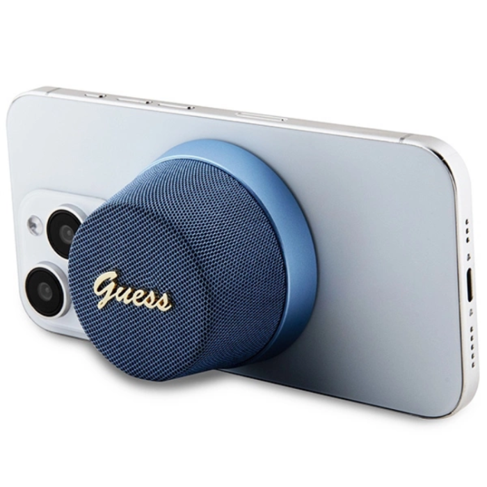 Guess - Guess Bluetooth Högtalare Magnetic Script Metal - Blå