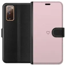 Gustaf - Pl&aring;nboksfodral till Samsung Galaxy S20 FE med Litet Hj&auml;rta