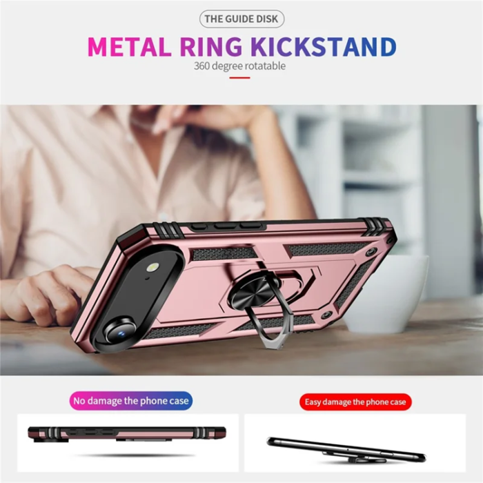A-One Brand - iPhone 17 Air Mobilskal med Kickstand - Roséguld