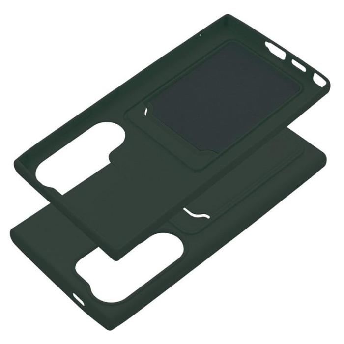 OEM - Galaxy S24 Ultra Mobilskal Korthållare - Grön