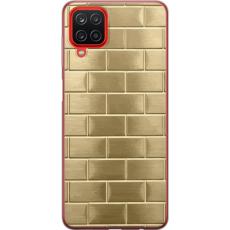 iSecrets - Mobilskal till Samsung Galaxy A12 med Gyllene Murstenar