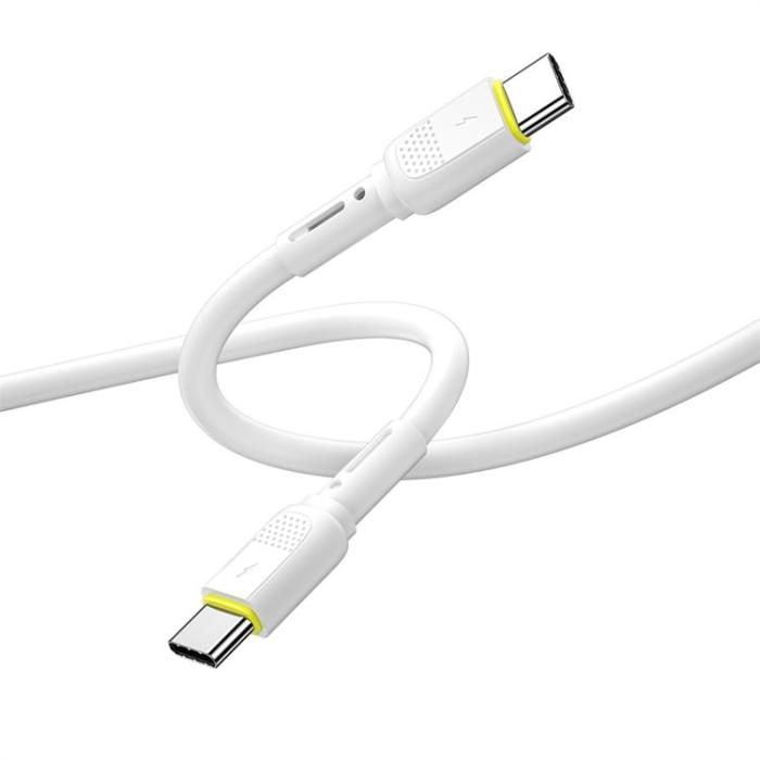 WIWU - WIWU USB-C Till USB-C 60W Kabel 1.2m - Vit