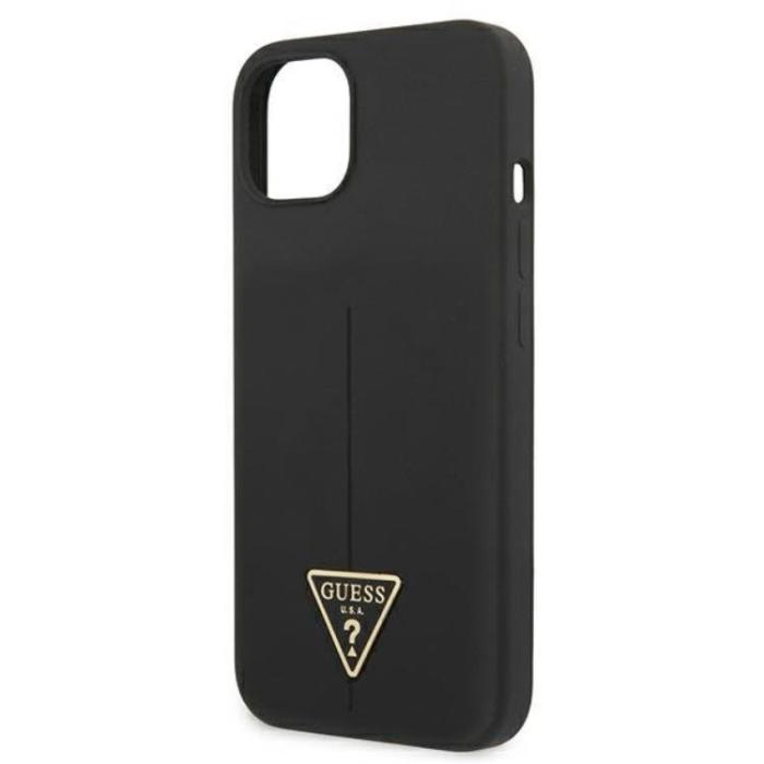 Guess - Guess iPhone 13 mini Skal Silicone Triangle - Svart