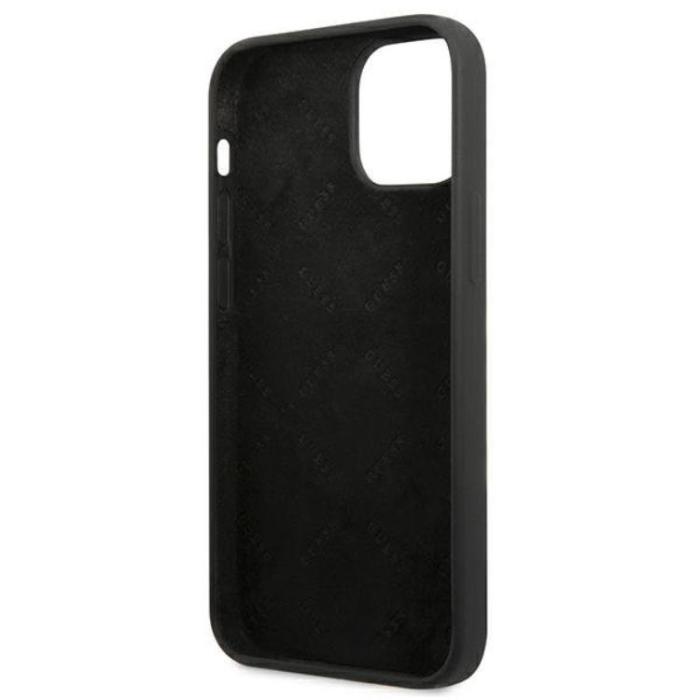 Guess - Guess iPhone 13 mini Skal Silicone Triangle - Svart