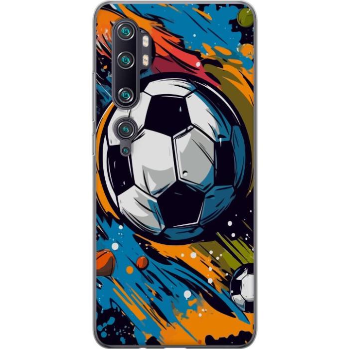 iSecrets - Mobilskal till Xiaomi Mi Note 10 Pro med Fotbollar