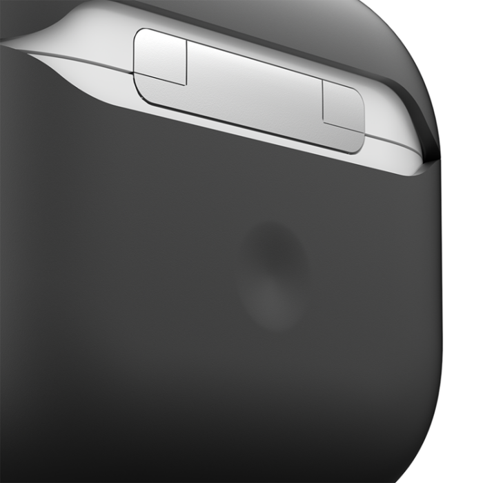 PodSkinz - PodSkinz Airpods 3 Skal HyBridShell Series Keychain - Svart
