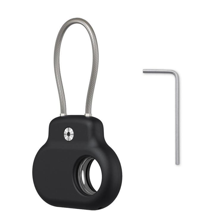 Galaxy SmartTag 1/2 Mobilskal Silikon Ståltråd Spårningsenhet Tillbehör Svart | 264 | AlltMobil