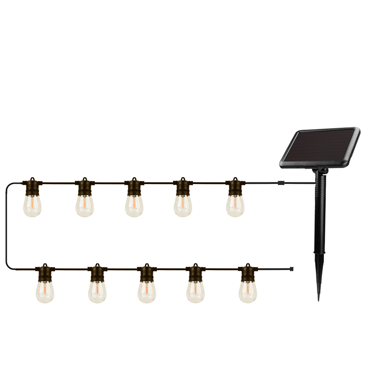 Forever Light SUNARI Solar Lampa LED Garland 7.5m 10 bulbs IP44 | 264 | AlltMobil
