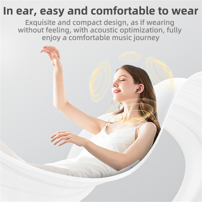 Yesido - YESIDO TWS Trådlösa Bluetooth 5.3 Hörlurar In-ear TWS26 - Svart