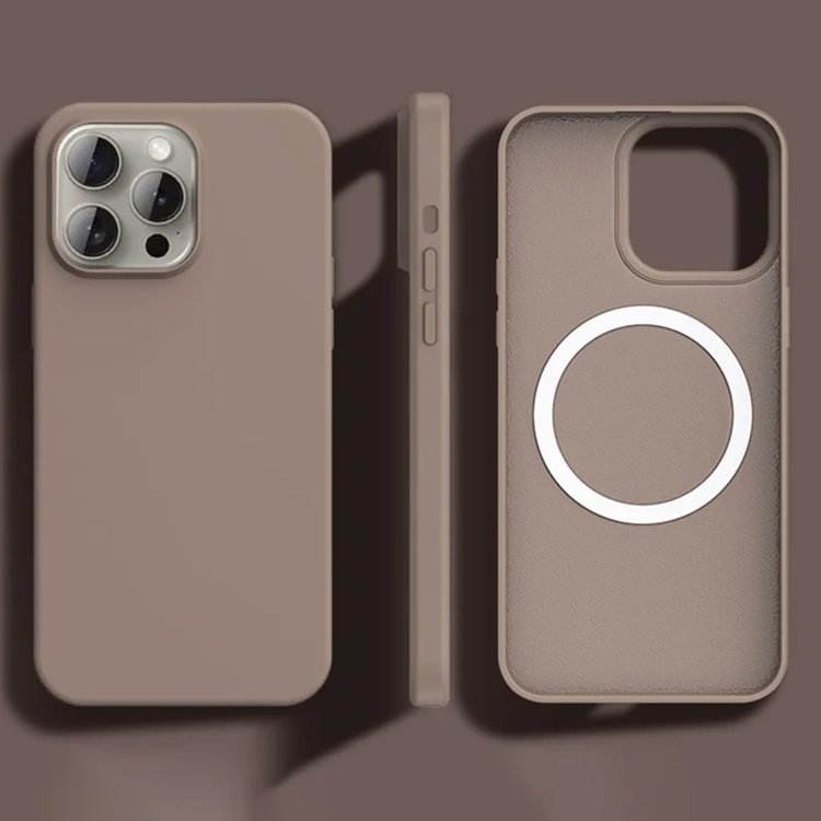 iPhone 14 Pro Mobilskal MagSafe Ultra Thin Silikon (Chestnut Brun) | 2353 | AlltMobil