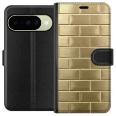 iSecrets - Pl&aring;nboksfodral till Google Pixel 10 med Gyllene Murstenar