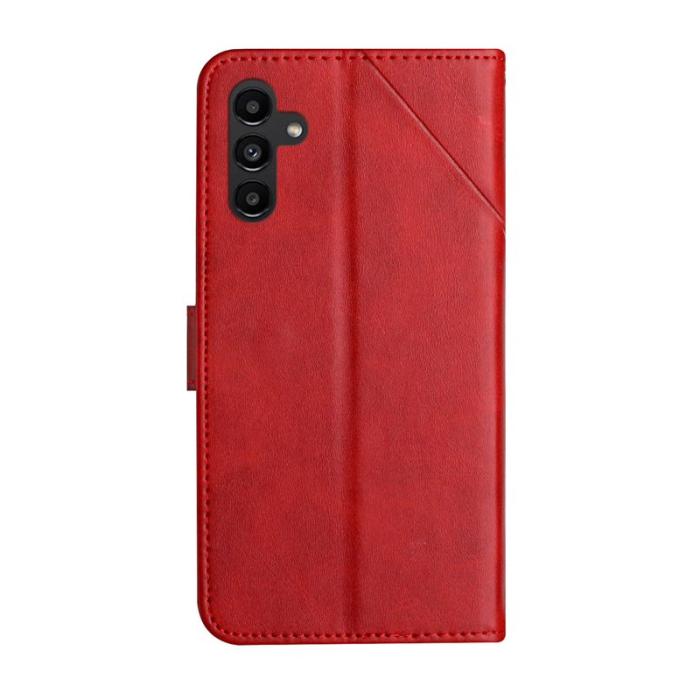 OEM - Plånboksfodral för Samsung Galaxy S26 Konstläder med handledsrem - Röd