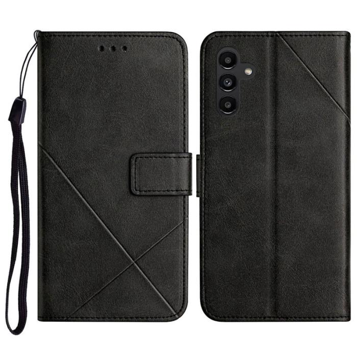 OEM - Plånboksfodral för Samsung Galaxy S26 Konstläder med handledsrem - Svart