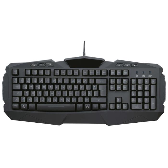 Urage - URAGE Tangentbord Gaming Illuminated Nordisk Layout