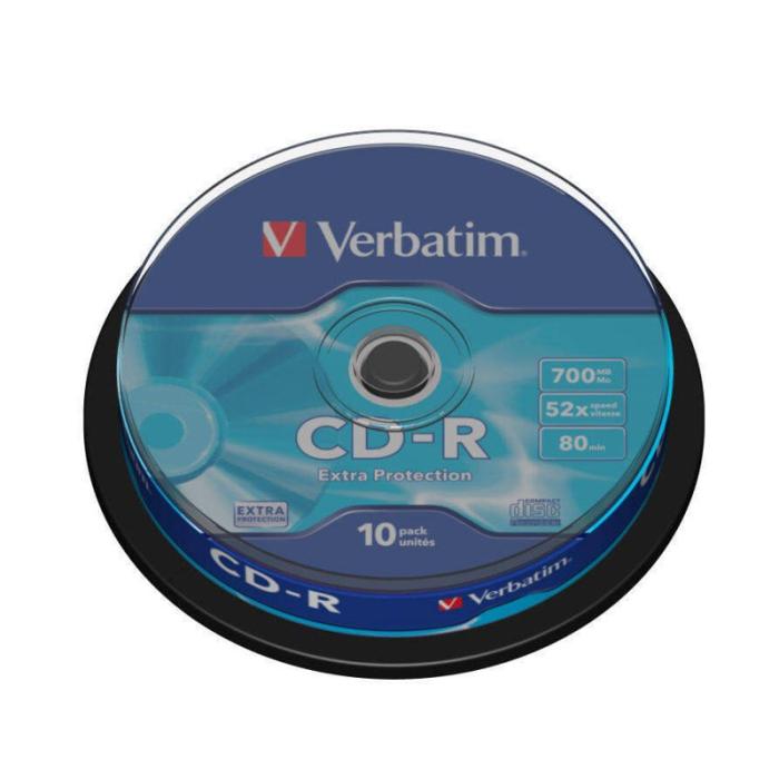 Verbatim - VERBATIM CD-R 52x 700MB 10-pack Spindel