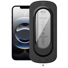 A-One Brand - H&auml;rdat glas Sk&auml;rmskydd F&ouml;r Apple iPhone 16e Anti-Spy med Installationsverktyg