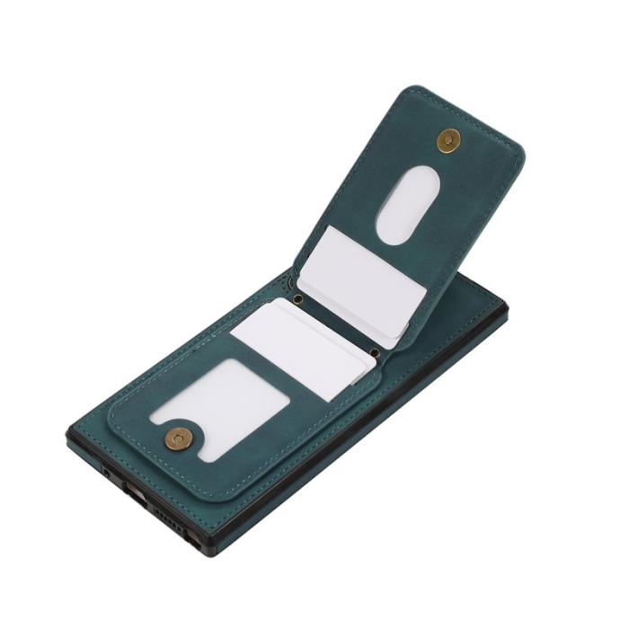 OEM - Mobilfodral för Samsung Galaxy S26 Ultra Kickstand Kortfack - Grön
