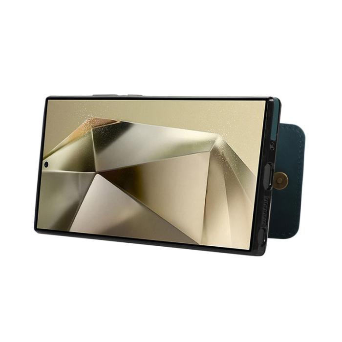 OEM - Mobilfodral för Samsung Galaxy S26 Ultra Kickstand Kortfack - Grön