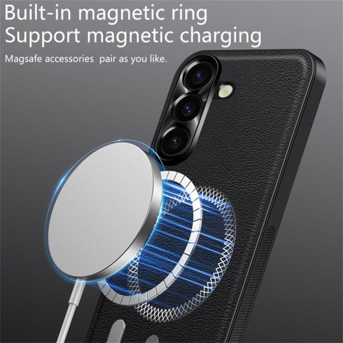 OEM - Mobilskal för Samsung Galaxy S26 Plus PU + TPU - Brun