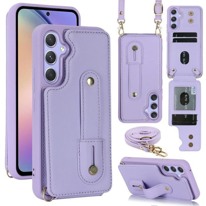 OEM - Mobilskal för Samsung Galaxy S26 Kickstand Kortfack TPU - Lila