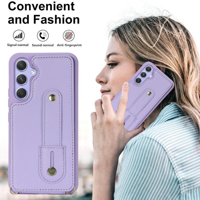 OEM - Mobilskal för Samsung Galaxy S26 Kickstand Kortfack TPU - Lila