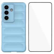 WANLONFENG - WANLONFENG Mobilskal f&ouml;r Samsung Galaxy S26 TPU - Ljusbl&aring;