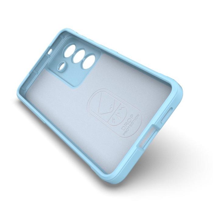 WANLONFENG - WANLONFENG Mobilskal för Samsung Galaxy S26 TPU - Ljusblå