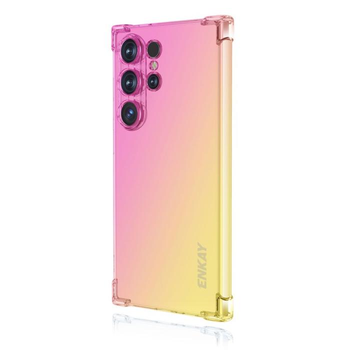 ENKAY - Enkay Mobilskal för Samsung Galaxy S26 Ultra TPU Stötabsorberande - Rosa