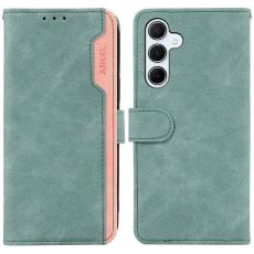 ABEEL - ABEEL Samsung Galaxy A56 5G Pl&aring;nboksfodral Splicing Konstl&auml;der Bl&aring;