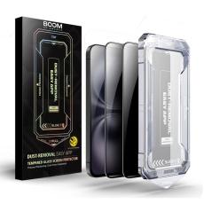 Boom of Sweden - LIVSTIDSGARANTI - BOOM iPhone 16 Plus/15 Plus Privacy H&auml;rdat Glas Sk&auml;rmskydd 2st