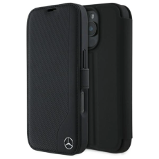 Mercedes - Mercedes iPhone 16 Pro Max Pl&aring;nboksfodral L&auml;der Wood Imitation