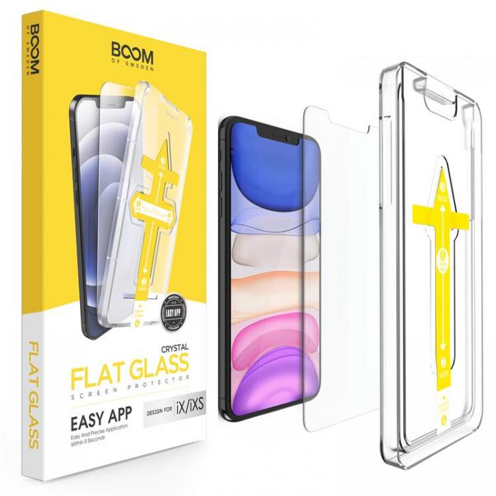 BOOM Flat Härdat Glas Skärmskydd iPhone 11 Pro Max/XS Max | 5468 | AlltMobil