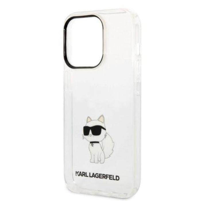 KARL LAGERFELD - Karl Lagerfeld iPhone 14 Pro Mobilskal Ikonik Choupette