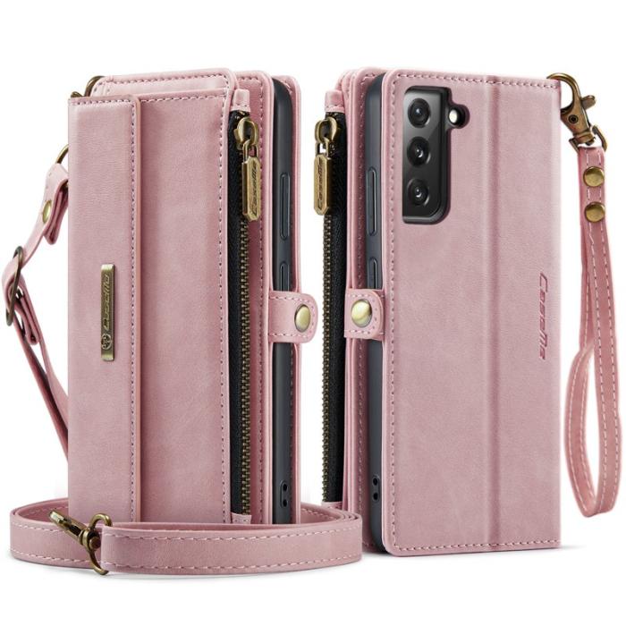 Caseme - CASEME Konstläder Plånboksfodral till Samsung Galaxy A56 5G med RFID-Skydd Rosa