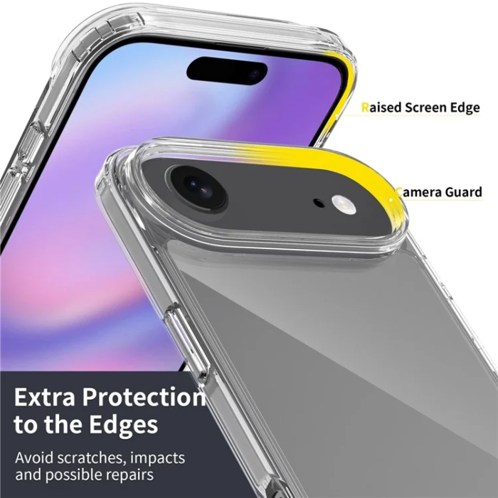 A-One Brand - iPhone 17 Air Mobilskal Acrylic Shockproof - Transparent