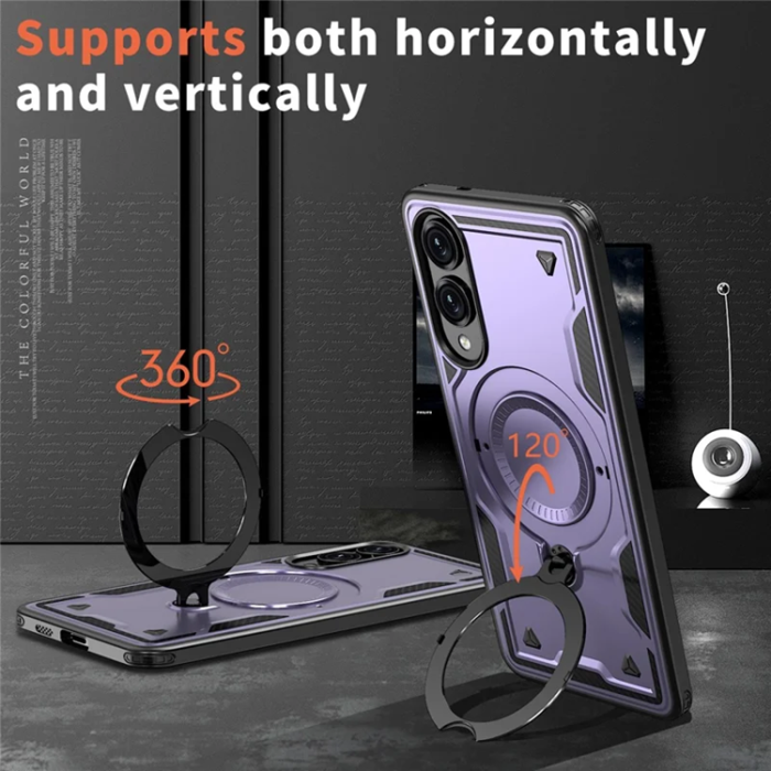 A-One Brand - Mobilskal till Galaxy S25 Edge Magsafe Kickstand