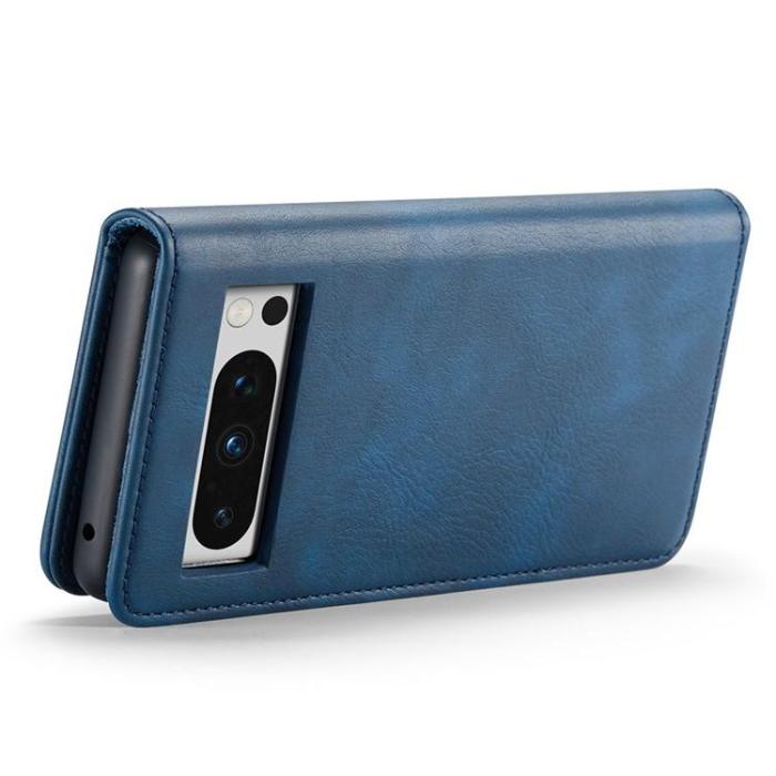 DG.MING - DG.MING Google Pixel 8 Pro Plånboksfodral Äkta Läder - Blå