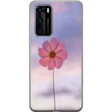Gustaf - Mobilskal till Huawei P40 med Rosa blomma