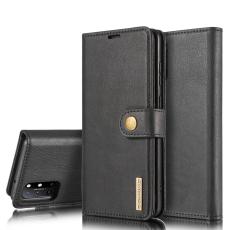 DG.MING - DG.MING OnePlus 8T &Auml;kta L&auml;der Pl&aring;nboksfodral Svart