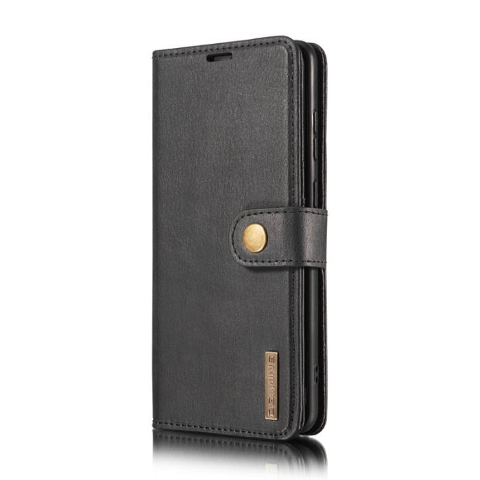 DG.MING - DG.MING OnePlus 8T Äkta Läder Plånboksfodral Svart