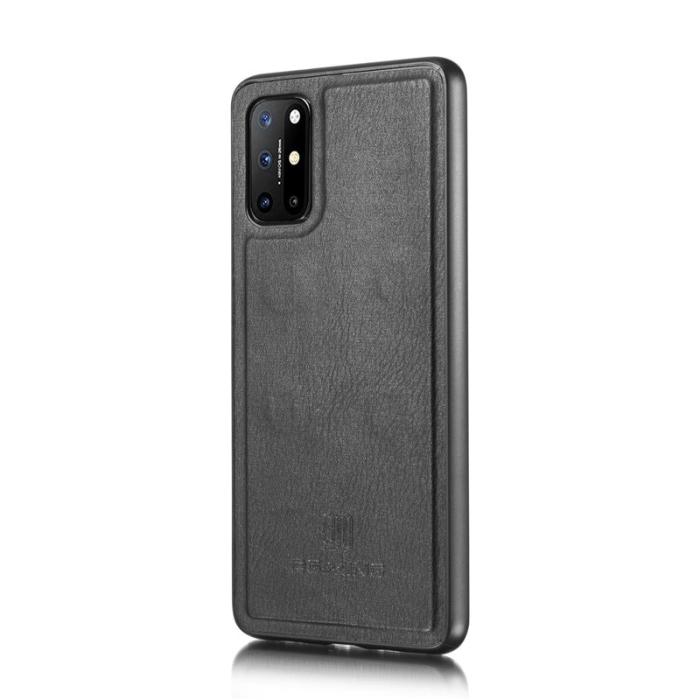 DG.MING - DG.MING OnePlus 8T Äkta Läder Plånboksfodral Svart