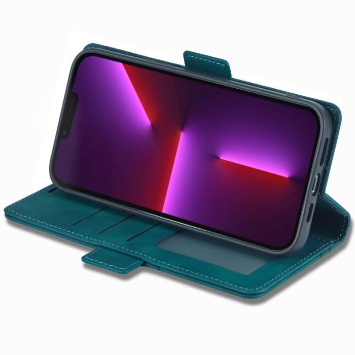 FORWENW - FORWENW F3-Series iPhone 13 Plånboksfodral Konstläder - Cyan