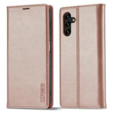 LC.imeeke - LC.IMEEKE Pl&aring;nboksfodral f&ouml;r Samsung Galaxy A14 4G/5G - Konstl&auml;der - Rosa