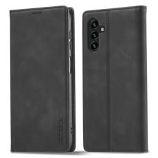 LC.imeeke - LC.IMEEKE Pl&aring;nboksfodral f&ouml;r Samsung Galaxy A14 4G/5G - Konstl&auml;der - Svart