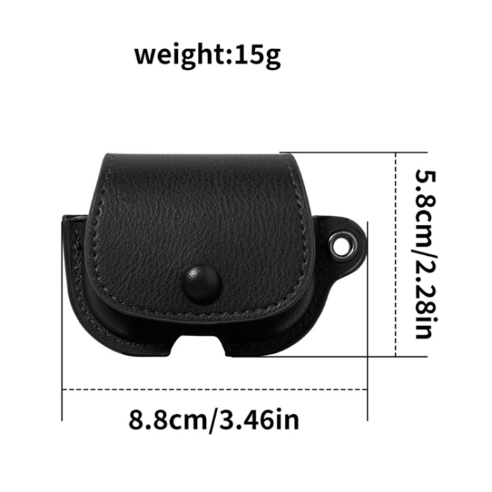 A-One Brand - AirPods Pro 3 Skal Ryggsäck Läder + PC - Blå